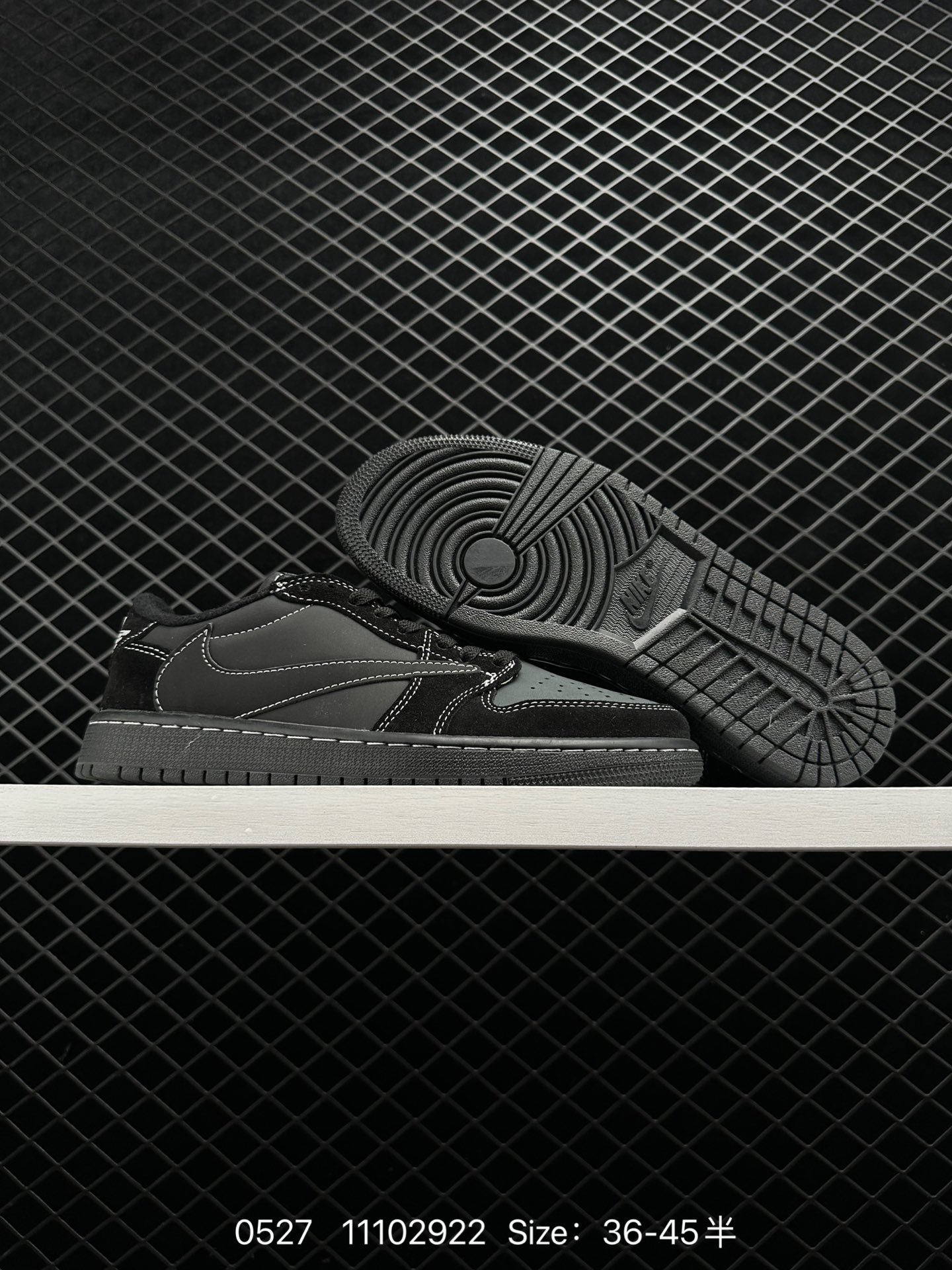 Travis Scott x Air Jordan 1 Low OG “Black Phantom